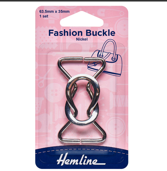 Fashion Buckle - Nickel - 35 mm - H4609.NK