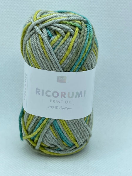 Rico Ricorumi Print DK Yarn 25g - Green Mix 005