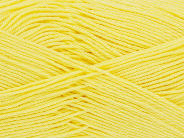 King Cole Giza Cotton 4 Ply Yarn 50g - Yellow 2206 BoS