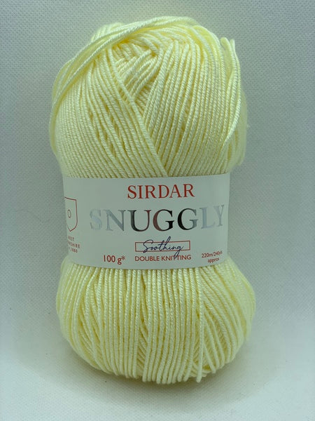 Sirdar Snuggly Soothing DK Baby Yarn 100g - Lemon 105 (Discontinued)