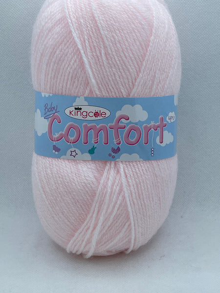 King Cole Comfort 4 Ply Baby Yarn 100g - Pale Pink 287