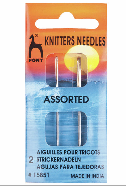 Pony Knitters Needles Assorted Pack of 2 - P15851