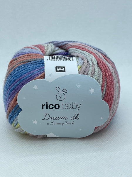 Rico Baby Dream DK Baby Yarn 50g - Red-Purple 007
