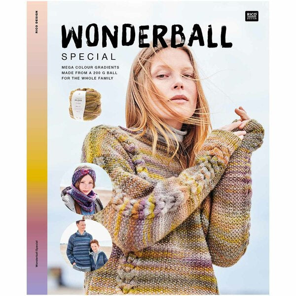 Rico Wonderball Special Pattern Book - Creative Melange Aran Wonderball and Garzato