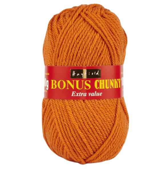 Hayfield Bonus Chunky Yarn 100g - Burnt Orange 0647