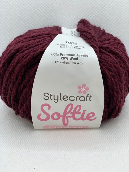 Stylecraft Softie Chunky Yarn 100g - Rosehip 3984