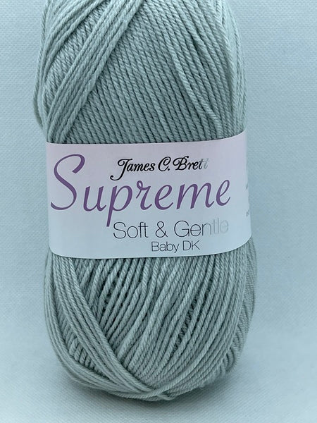 James C. Brett Supreme DK Baby Yarn 100g - Grey SNG23