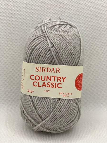 Sirdar Country Classic 4 Ply Yarn 50g - Dove Grey 962