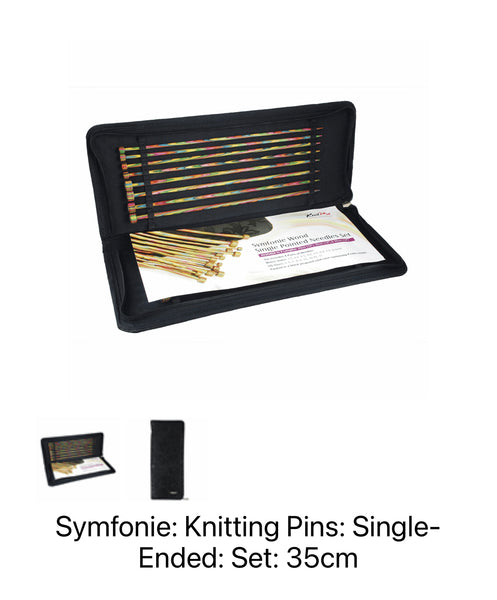 KnitPro Symfonie Single-Ended Knitting Needles Set 35cm - KP20228