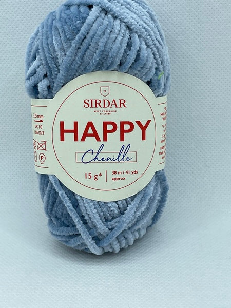 Sirdar Happy Chenille 4 Ply Yarn 15g - Twinkle 0018