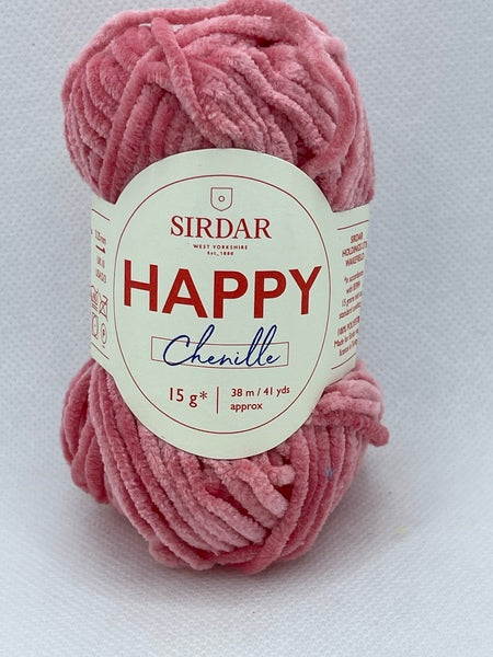 Sirdar Happy Chenille 4 Ply Yarn 15g - Fuzzy 0013