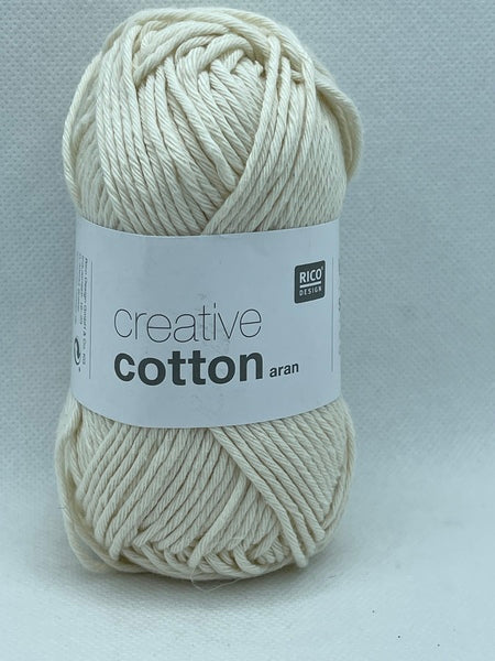 Rico Creative Cotton Aran Yarn 50g - Nature 60