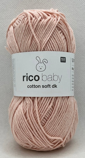 Rico Baby Cotton Soft DK Baby Yarn 50g - Pink 081