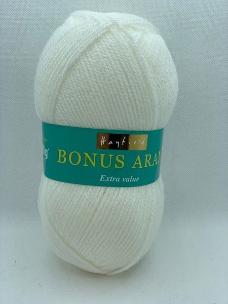 Hayfield Bonus Aran Yarn 100g - Cream 0812