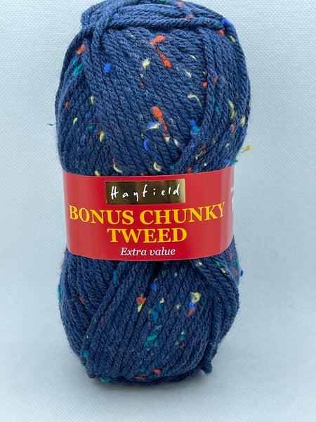 Hayfield Bonus Tweed Chunky Yarn 100g - Indigo 0107