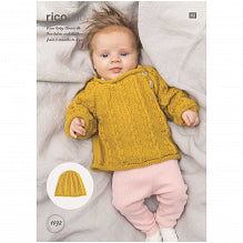 Rico Baby Classic DK Knitting Pattern - Jumper and Hat - 1032