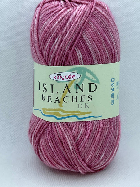 King Cole Island Beaches DK 100g - Pink Coral 4527 (Discontinued)