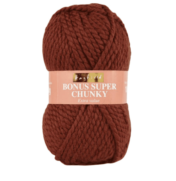 Hayfield Bonus Super Chunky Yarn 100g - Mahogany 0563