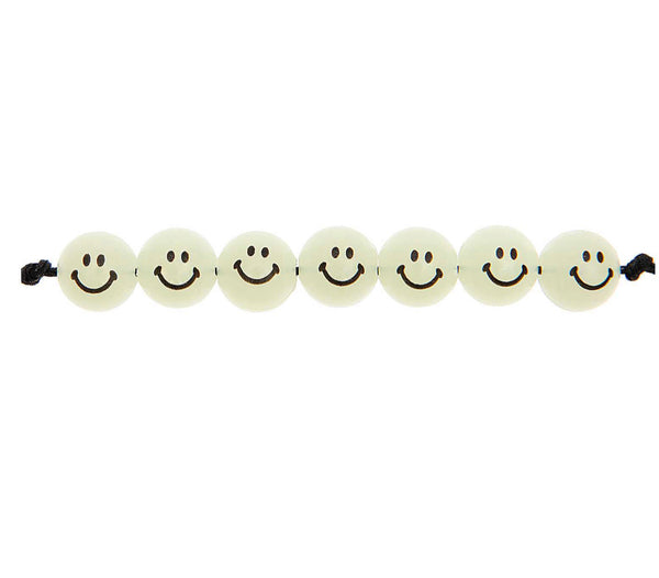 Rico SMILEY Beads Round Glow-in-the-Dark - 600009