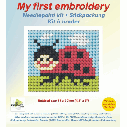 First Embroidery Kit Ladybird