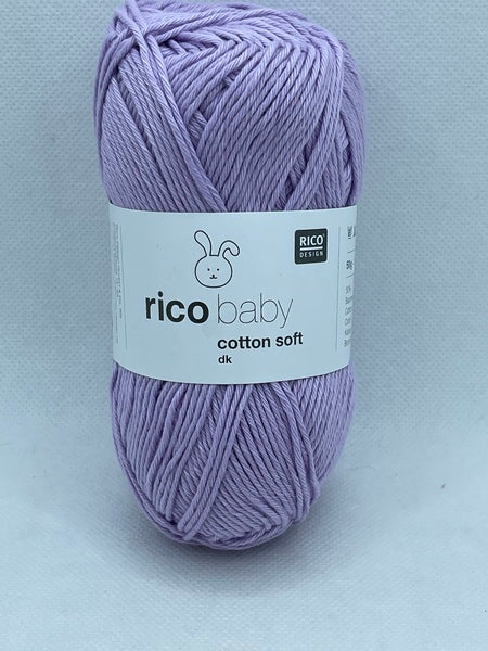 Rico Baby Cotton Soft DK Baby Yarn 50g - Violet 073 (Discontinued)