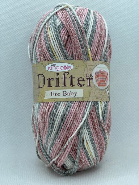 King Cole Drifter For Baby DK Baby Yarn 100g - Marshmallow 3357