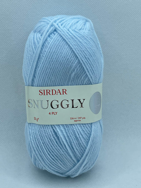 Sirdar Snuggly 4 Ply Baby Yarn 50g - Pastel Blue 321