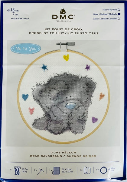 DMC Cross Stitch Kit - Bear Daydreams BK1190/72