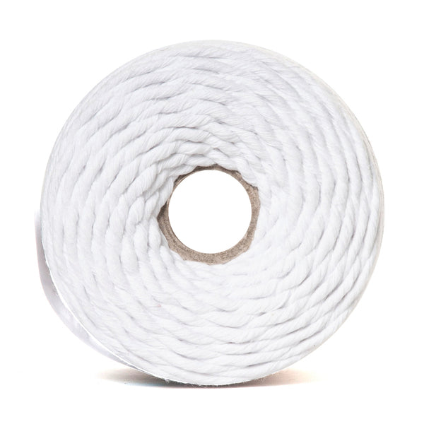 Macrame Cord 87m x 4mm - 0.5kg - White TMC4/WHT