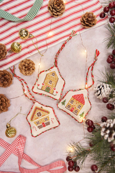 Anchor Christmas Decoration Cross Stitch Kit - Christmas Houses AKE0020-00001