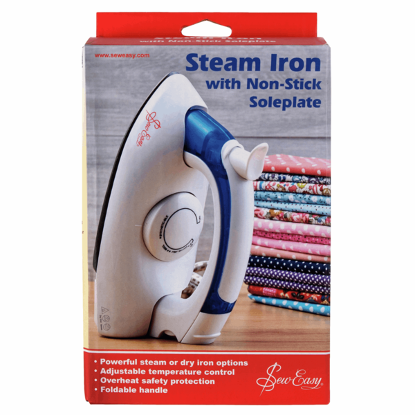 Sew Easy Steam Iron With Non-Stick Soleplate - ER4122