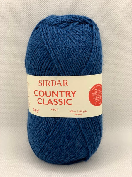 Sirdar Country Classic 4 Ply Yarn 50g - Teal 965