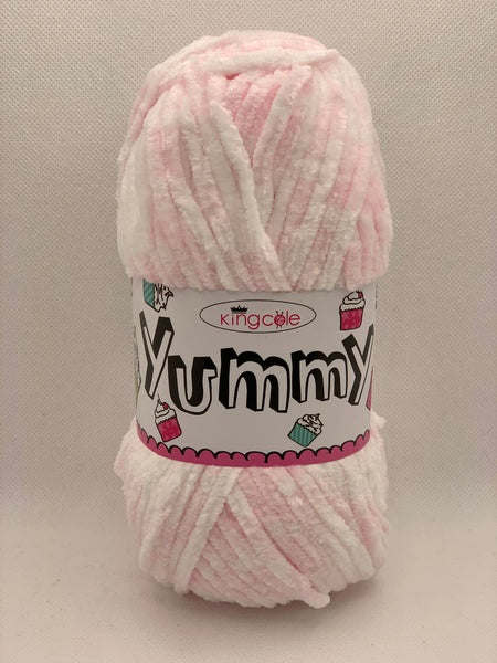 King Cole Yummy Chunky Yarn 100g - Candy Floss 3369