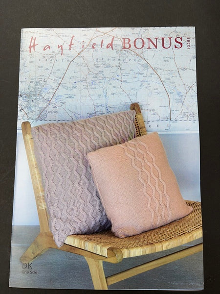 Knitting Patterns - Hayfield Bonus DK - Scatter Cushions 10255