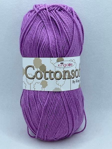 King Cole Cottonsoft DK Yarn 100g - Orchid 3033