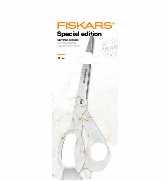 Fiskars Special Edition Universal Scissors - 21cm - Gold Marble
