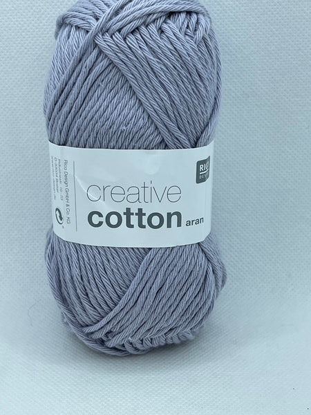 Rico Creative Cotton Aran Yarn 50g - Lilac 09
