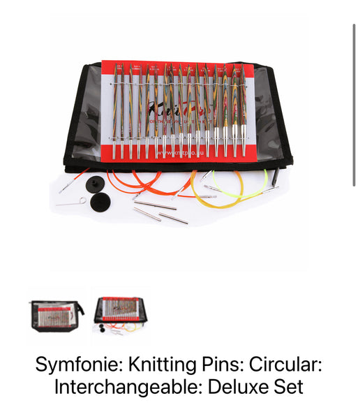 KnitPro Symfonie Circular Interchangeable Knitting Needles - Deluxe Set 20613