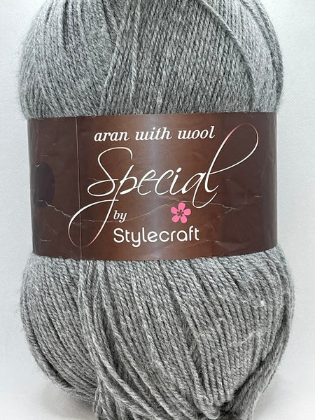 Stylecraft Special Aran With Wool Yarn 400g - Grey 2427 - BoS