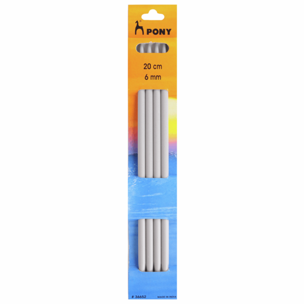 Pony Classic Double Pointed Knitting Needles 6.00mm 20cm 36652
