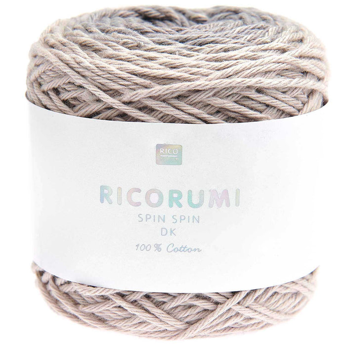Rico Ricorumi Spin Spin DK Yarn 50g - Grey 016