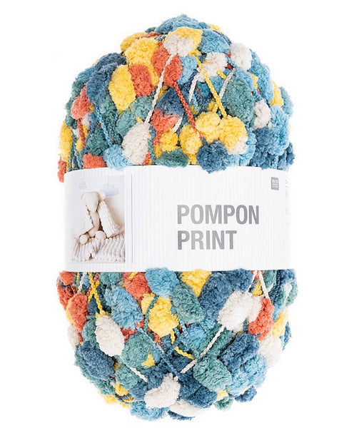 Rico Creative Pompon Print Yarn 200g - Multicolor 039