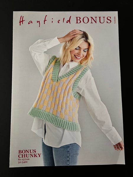Hayfield Bonus Knitting Pattern - Bonus Chunky - Ladies - 10599
