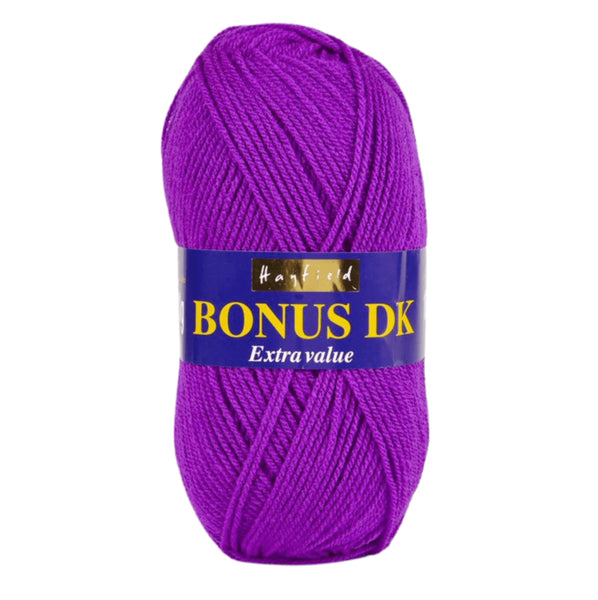Hayfield Bonus DK Yarn 100g - Neon Purple 0551