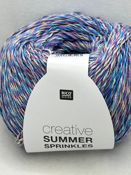 Rico Creative Summer Sprinkles DK Yarn 100g - Sky 003