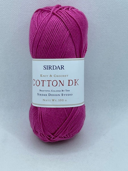 Sirdar Cotton DK - Hot Pink 0511 (Discontinued)