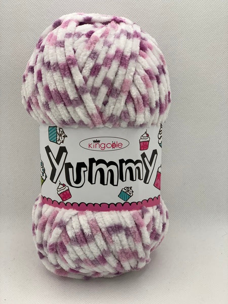 King Cole Yummy Chunky Yarn 100g - Berries 3226 BoS/Mhd