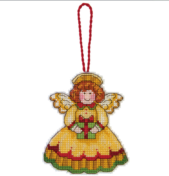 Dimensions Angel Ornament Counted Cross Stitch Kit - 70-08893
