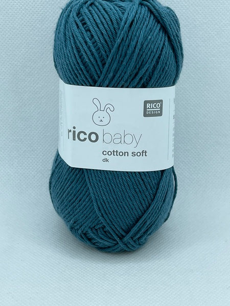 Rico Baby Cotton Soft DK Baby Yarn 50g - Blueberry 070