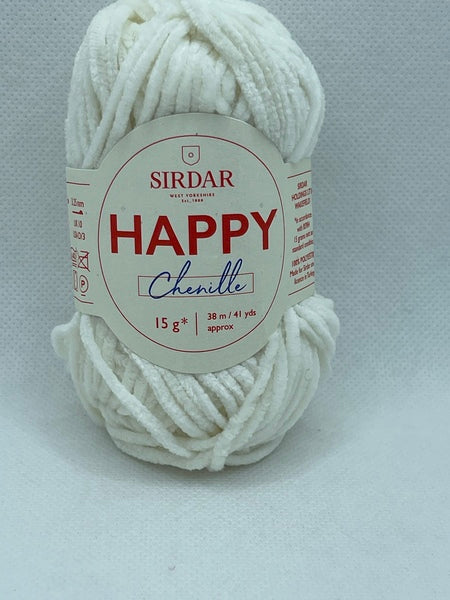 Sirdar Happy Chenille 4 Ply Yarn 15g - Soda Pop 0021